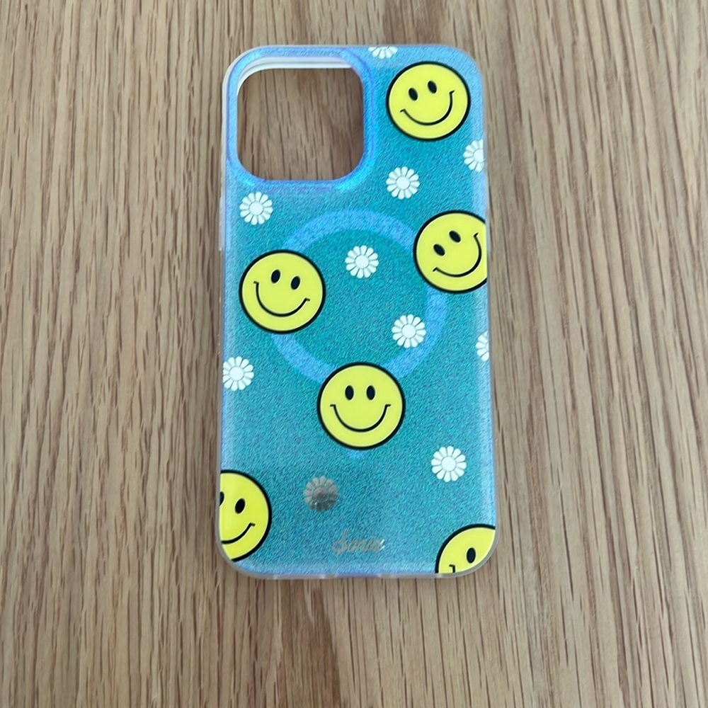 Sonix Blue Smiley Face Phone Case